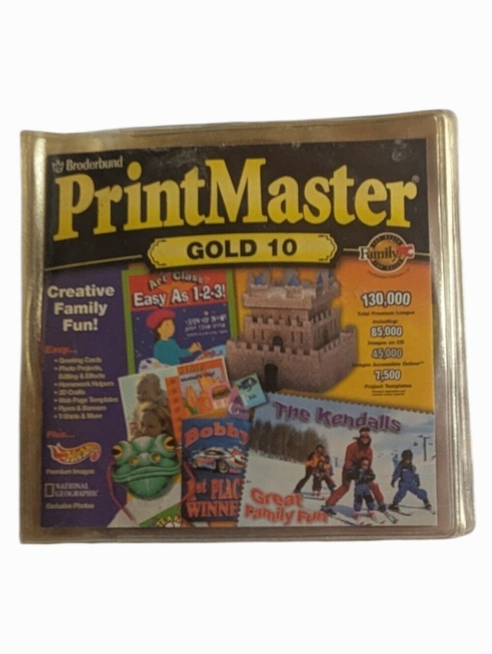 PrintMaster Gold 10 Kids Creativity Software 6 CD's